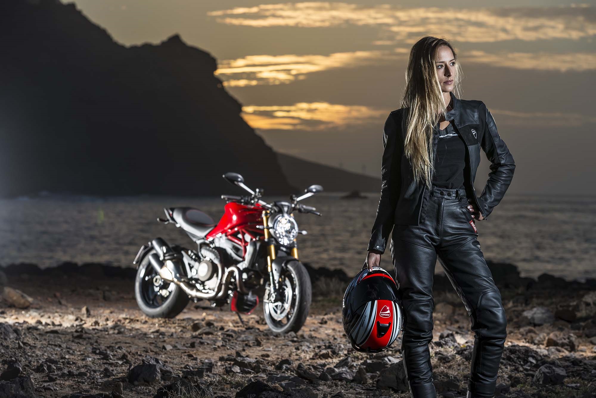 Beautiful girls and motorcycles in Hebe